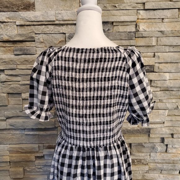 Black Gingham Dress - Picture 10 of 10